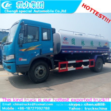 FAW 4 X 2 essence Transport camion 180ch 10000L usine de vente chaude